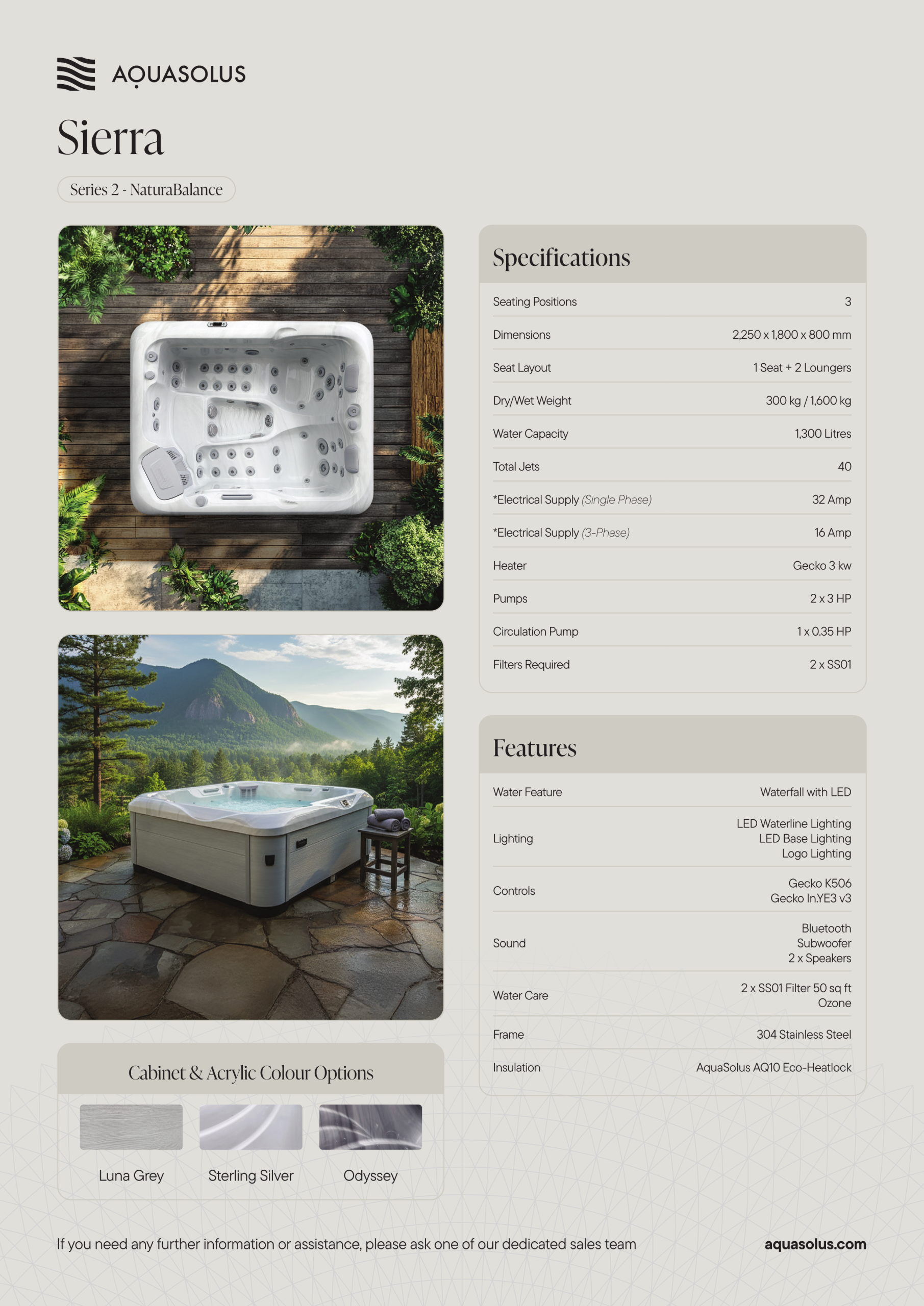 the sierra hot tub